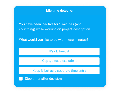 Idle detection