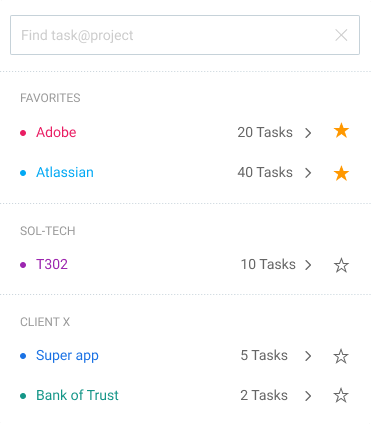 Set up projects for attorney and lawyer time tracking